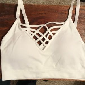 Cross cross bralette